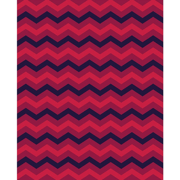 Black Cherry Chevron Printed Backdrop