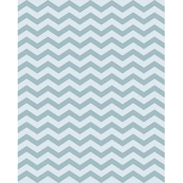 Winter Gray & White Chevron Printed Backdrop