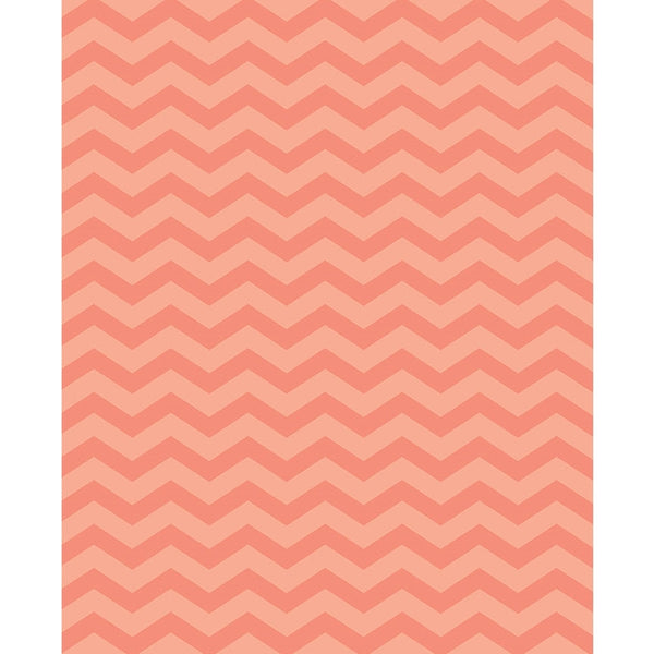 Peony Pink Chevron Printed Backdrop