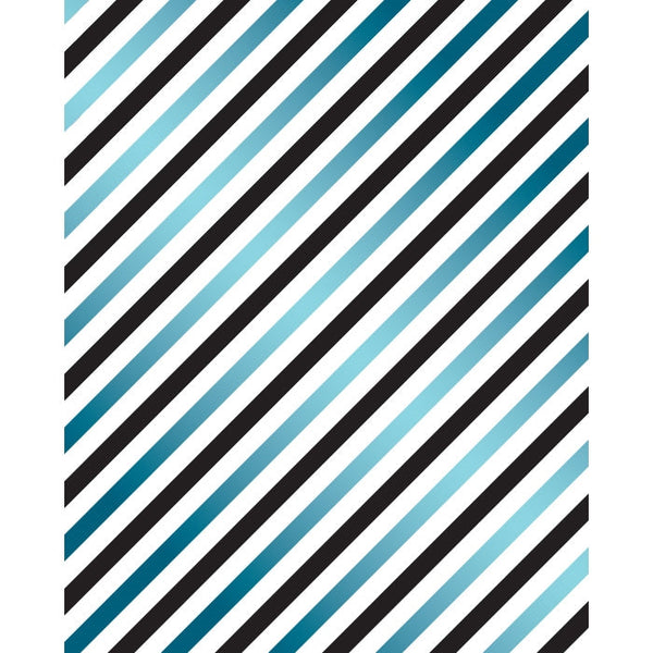 Blue Stripes Printed Backdrop