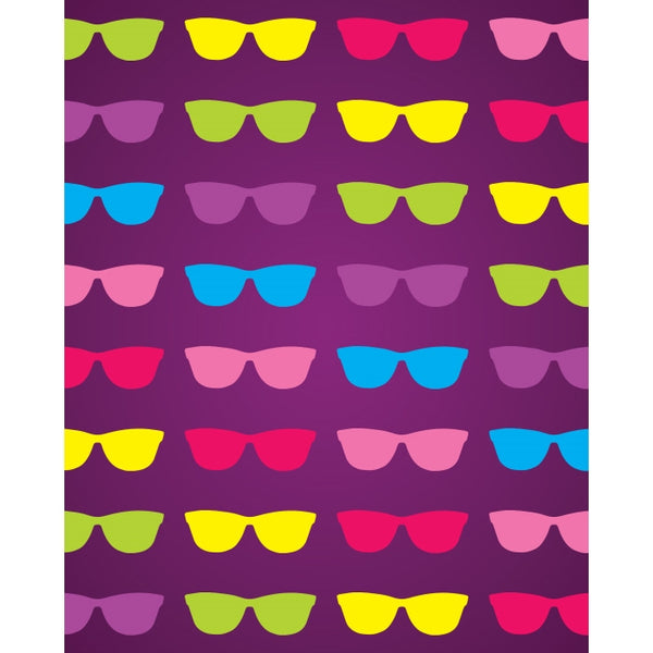 Neon Sunglasses Printed Backdrop