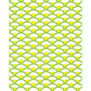 Yellow & Green Scales Patterned Printed Backdrop