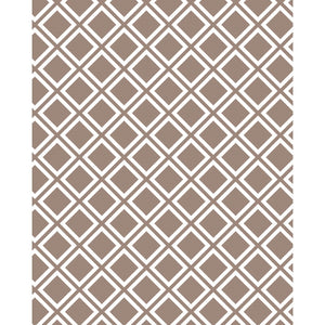 Brown Lattice Printed Backdrop