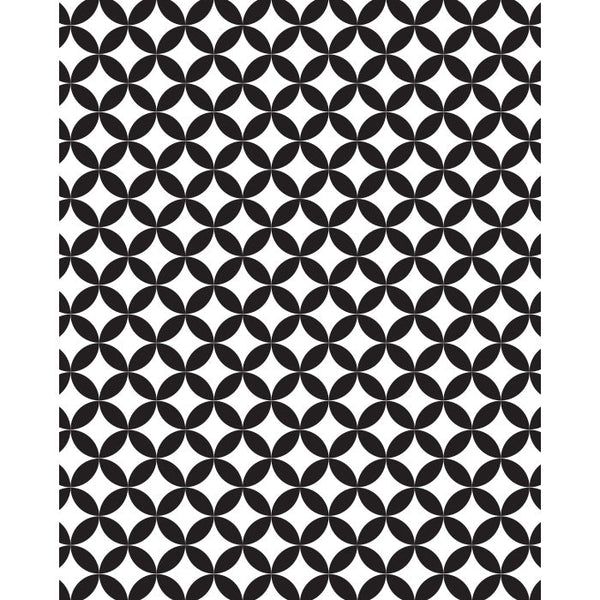 Black & White Geometric Printed Backdrop