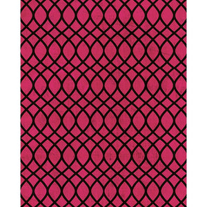 Pink and Black Waves Printed Backdrop