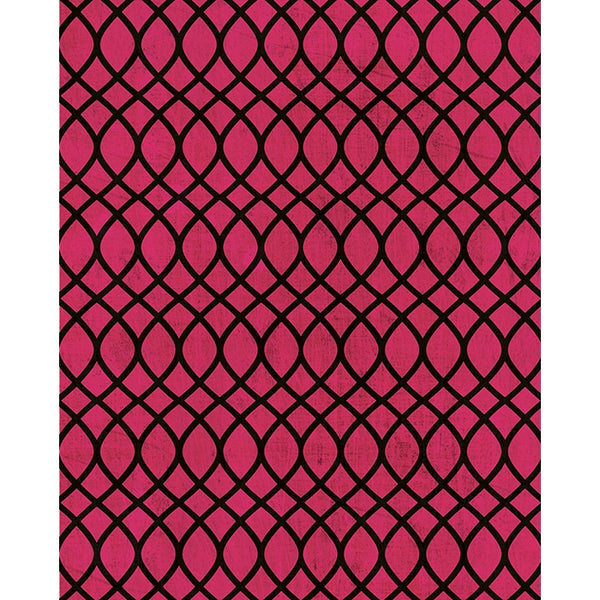 Pink and Black Waves Printed Backdrop