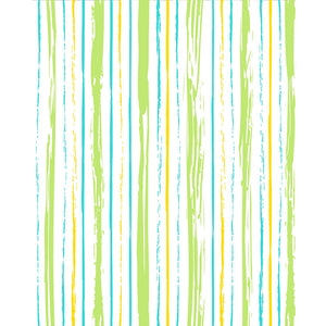 Sketched Green and Blue Stripes Printed Backdrop