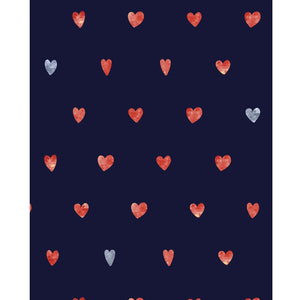 Mini Hearts Printed Backdrop