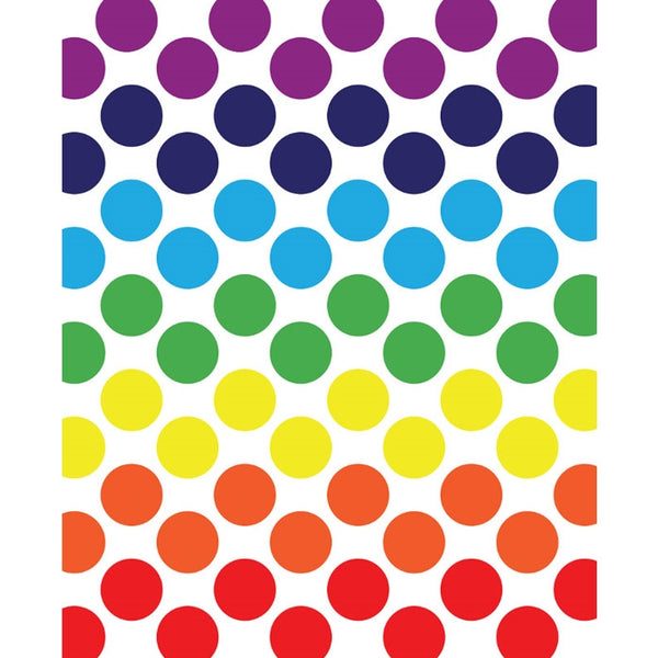 Rainbow Spectrum Polka Dot Printed Backdrop