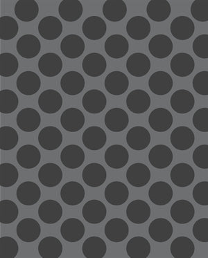 Dark Gray Polka Dot Printed Backdrop