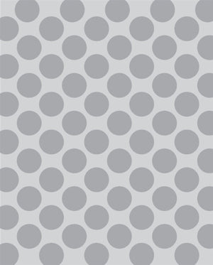 Light Gray Polka Dot Printed Backdrop