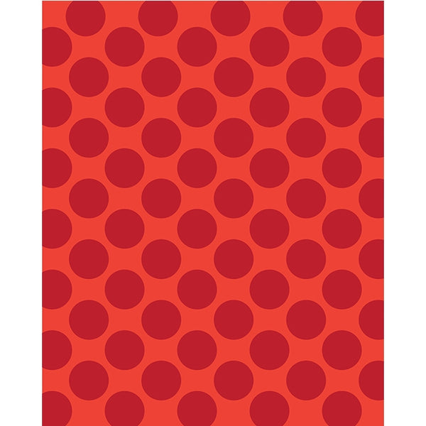 Red & Orange Polka Dot Printed Backdrop