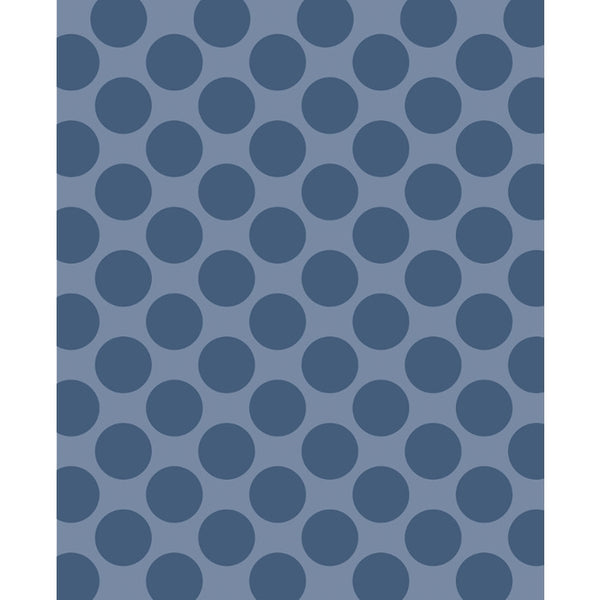 Steel Blue/Gray Polka Dot Printed Backdrop