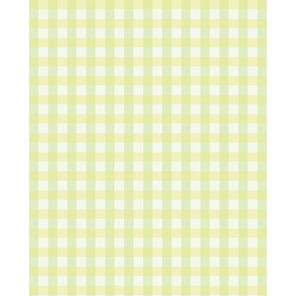 Green & Yellow Plaid Printed Backdrop