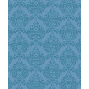 Tonal Blue Damask Printed Backdrop