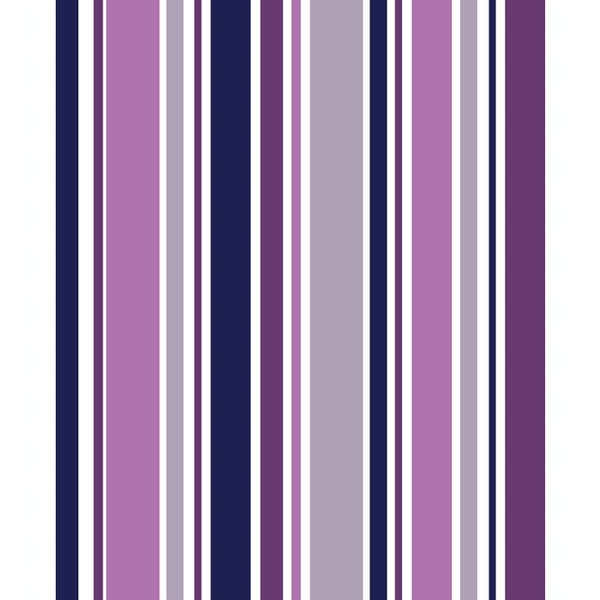 Purple & Gray Striped Printed Backdrop