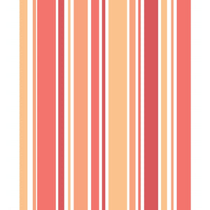 Peach & Orange Striped Printed Backdrop