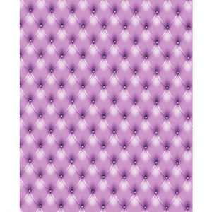 Violet Tufted Printed Backdrop