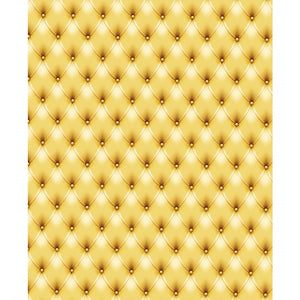 Golden Yellow Tufted Printed Backdrop