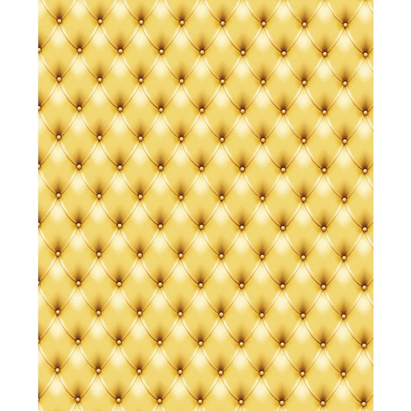 Golden Yellow Tufted Printed Backdrop