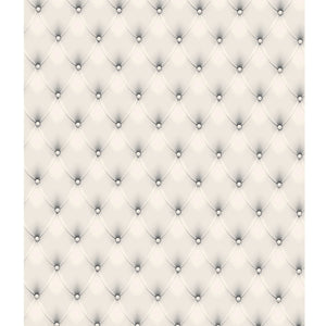 Off White Tufted Printed Backdrop