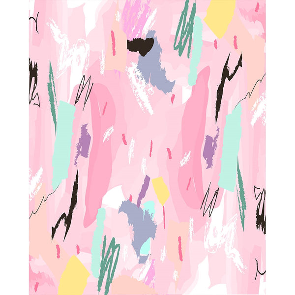 Pink Abstract Printed Backdrop