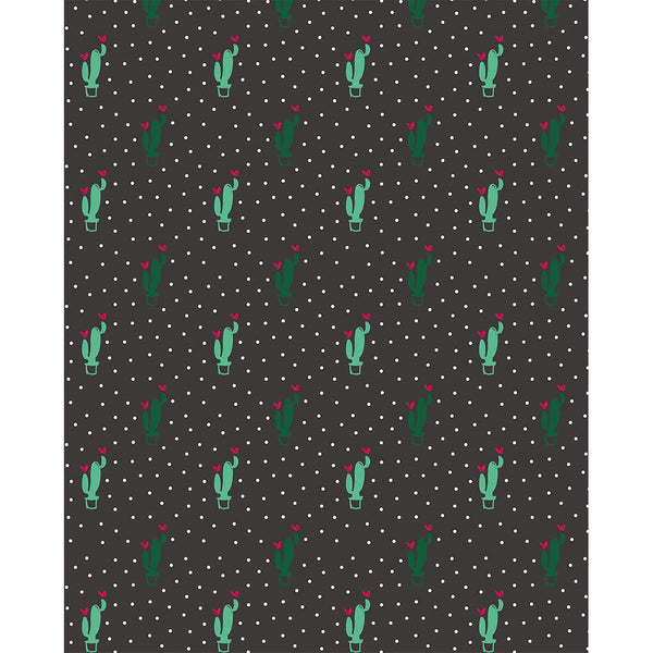 Cactus Dots Printed Backdrop