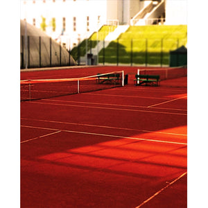 Tennis Courts Scenic Backdrop