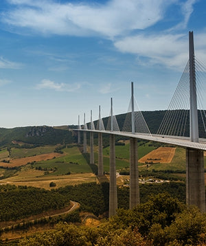 Millau Bridge Scenic Backdrop