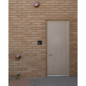 Brick Access Door Printed Backdrop