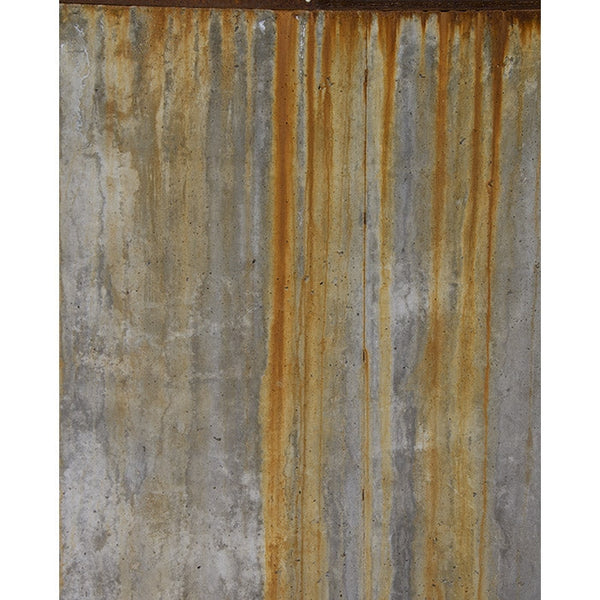 Cement Rust Drip Printed Backdrop