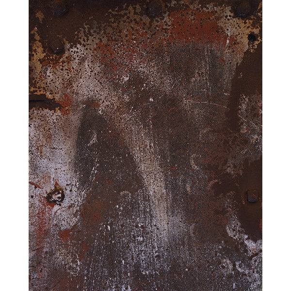 Abstract Red Rust Printed Backdrop