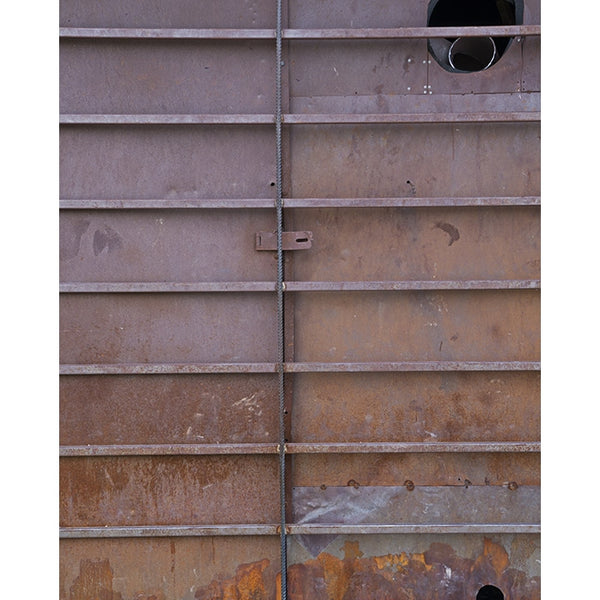 Rusted Door Printed Backdrop