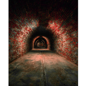 Brick Tunnel Printed Backdrop