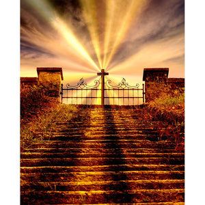 Heavenly Gates Printed Backdrop