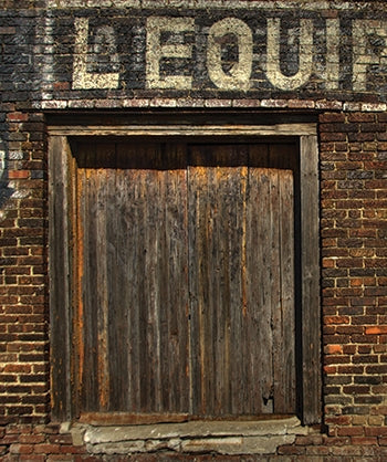 Boarded Window Printed Backdrop