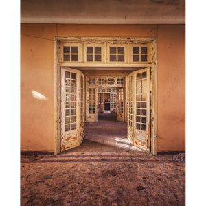 Tattered Doorways Printed Backdrop