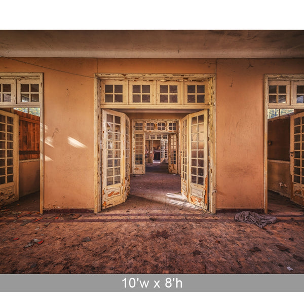 Tattered Doorways Printed Backdrop