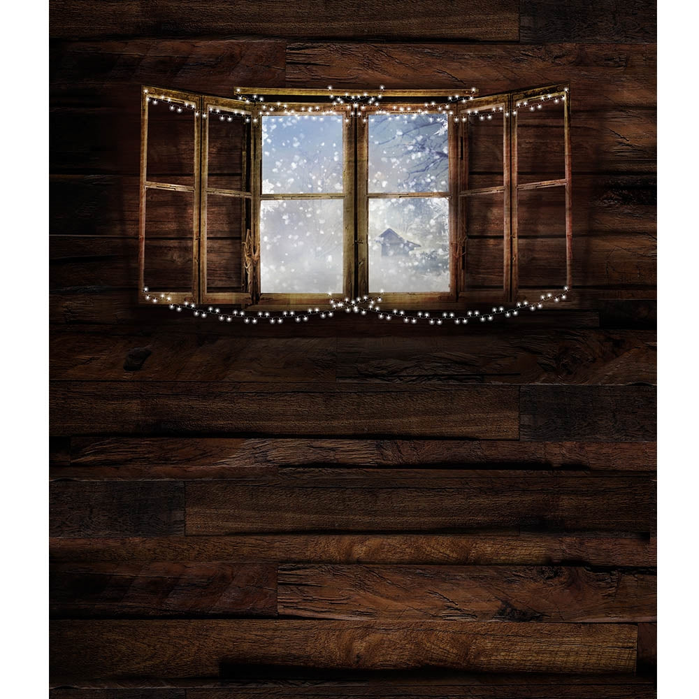 Cabin Window Printed Backdrop | Backdrop Express Cabin Window Printed ...