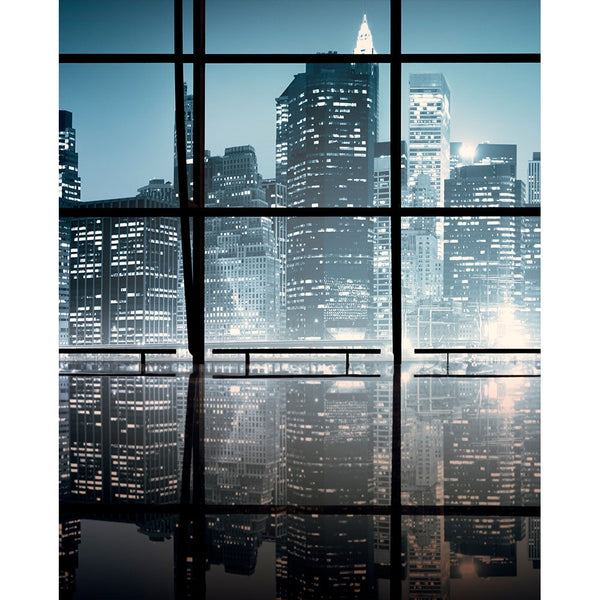 City Window Backdrops City Windows Printed Backdrop | Backdrop Express City Windows Printed ...