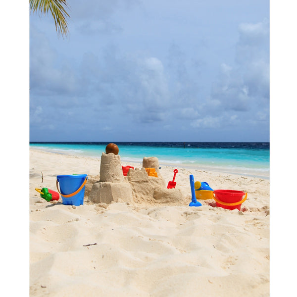 Sand Castle Printed Backdrop