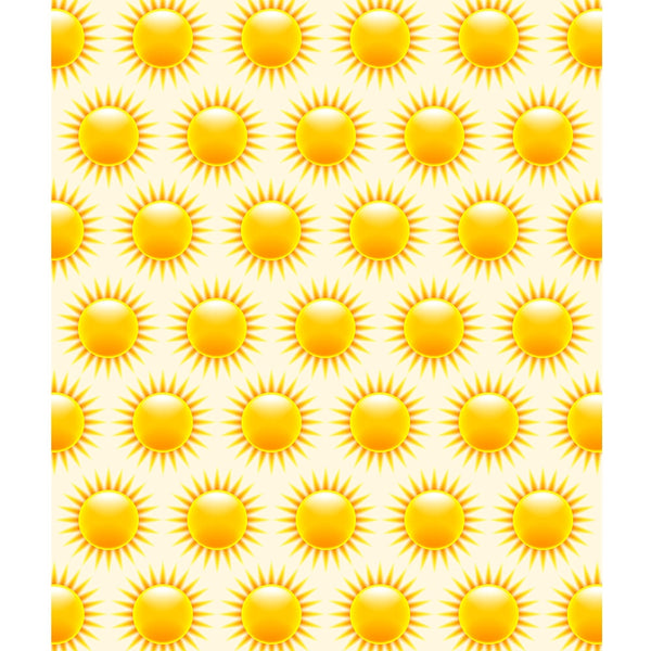 Summer Sun Printed Backdrop