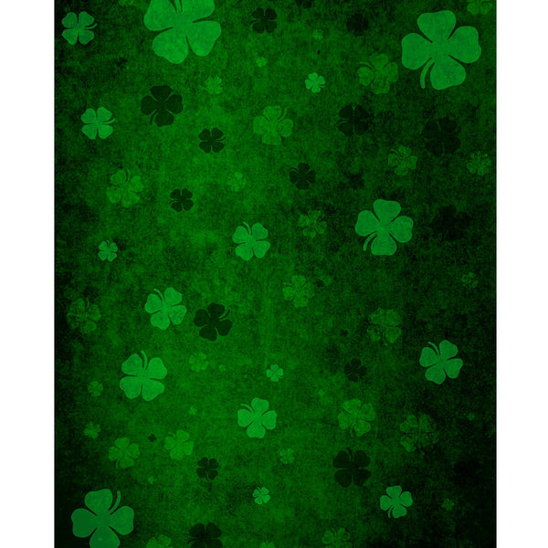 Grunge St. Patrickfts Day Printed Backdrop