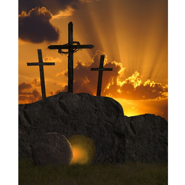 Tomb of Jesus Printed Backdrop