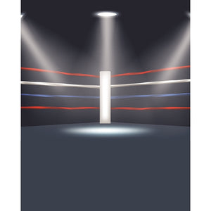 Boxing Ring Printed Backdrop