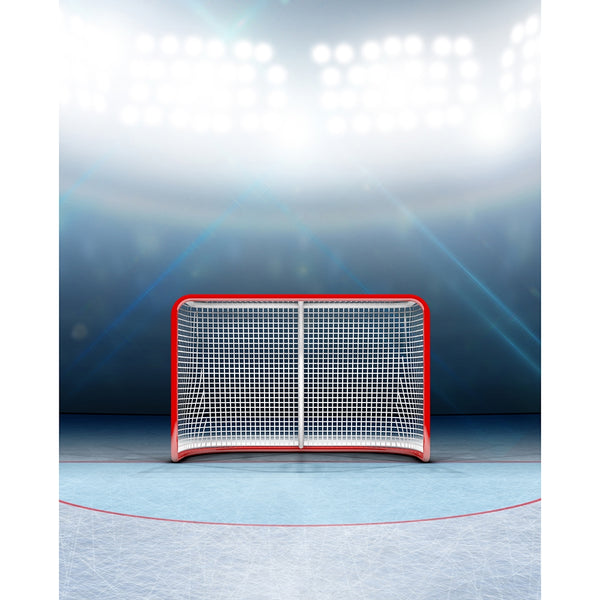 Hockey Goal Printed Backdrop