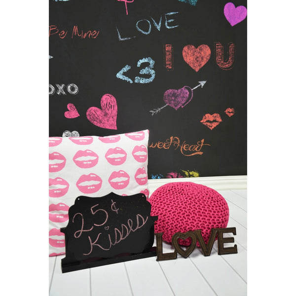 Sweetheart Chalkboard Printed Backdrop