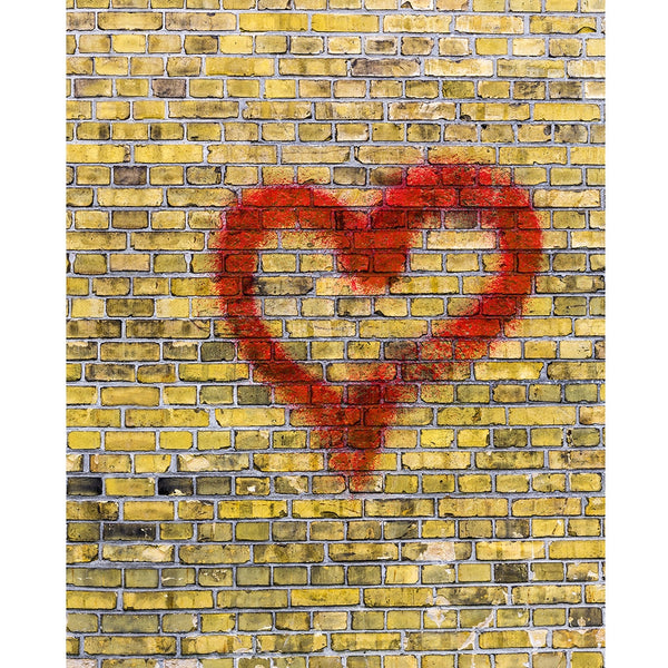 Heart Stained Brick