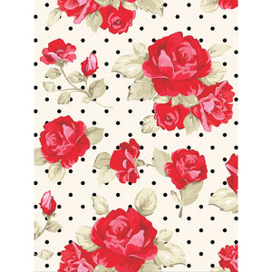 Rose Dots Printed Backdrop