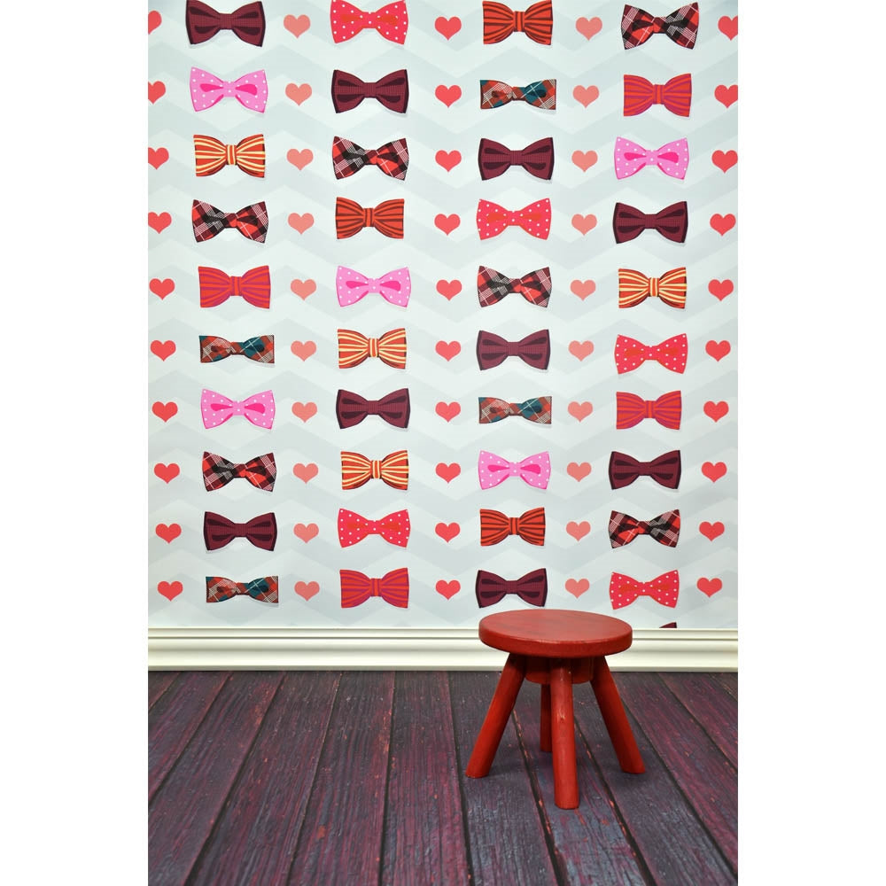 Dapper Valentine Printed Backdrop | Backdrop Express Dapper Valentine ...